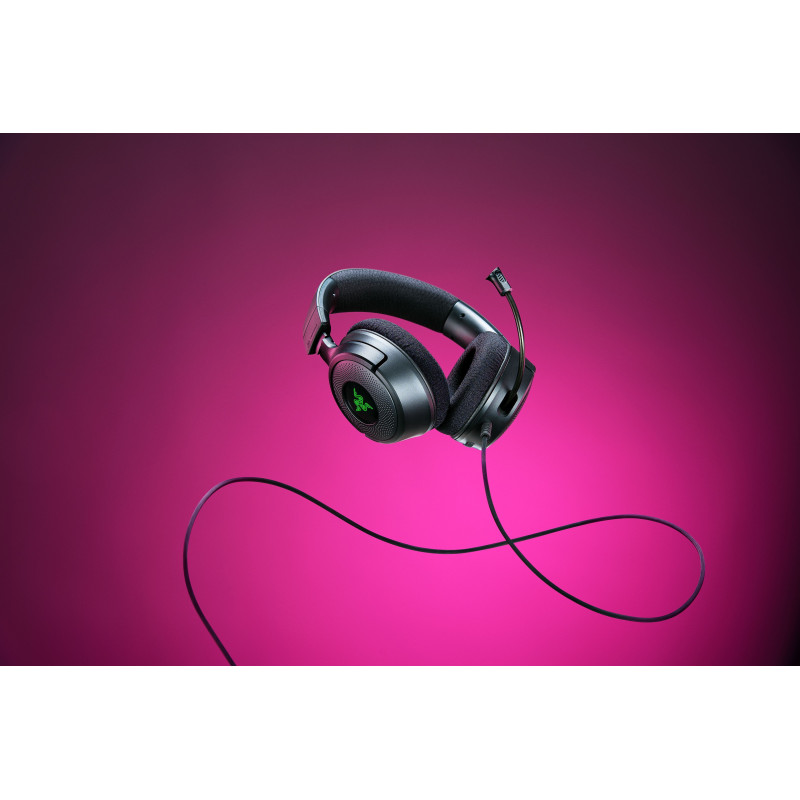 Razer Гарнітура ігрова Kraken V4 X, 7.1, USB-A, 1.8м, RGB, чорний
