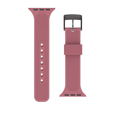 UAG Ремінець [U] для Apple Watch 44/42 Dot Silicone, Dusty Rose