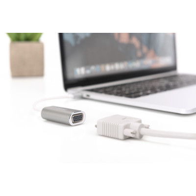 Digitus Адаптер USB 3.0 - VGA Full HD, M/F, 0.2 m