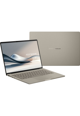 ASUS Ноутбук Zenbook A14 UX3407QA-QD202W 14" WUXGA OLED, Snapdragon X X1 26100, 16GB, F512GB, UMA, Win11, Бежевий