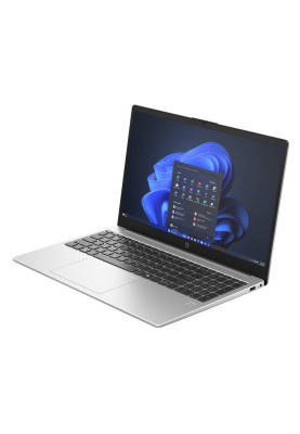 HP Ноутбук HP 250R-G10 15.6" FHD IPS, Intel 3-100U, 16GB, F512GB, UMA, Win11P, сріблястий