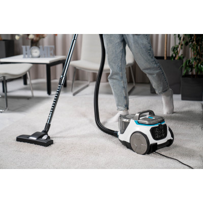 ARDESTO Пилосос контейнерний, 700Вт, конт пил -2.5л, НЕРА, біло-сріблястий