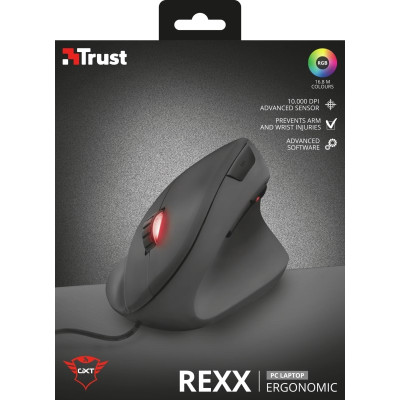 Trust GXT144 REXX ERGONOMIC BLACK Trust GXT144 REXX ERGONOMIC BLACK