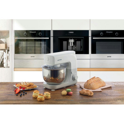 Gorenje Кухонна машина 800Вт, чаша-метал, корпус-метал, насадок-3, білий