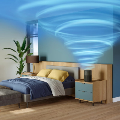 Philips Очисник повітря PureProtect Mini 900, 65м2, 250м3/рік, HEPA +вугільний фільтр, датчик якості повітря, Wi-Fi, темно-сірий