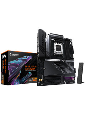 Gigabyte Материнська плата B850 ELITE WF7 sAM5 B850 4xDDR5 M.2 Wi-Fi BT ATX
