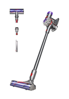Dyson Пилосос безпровідний SV25 V8 Advanced 425Вт, конт пил -0.54л, автон. робота до 40хв, турборежим, сіро-фіолетовий