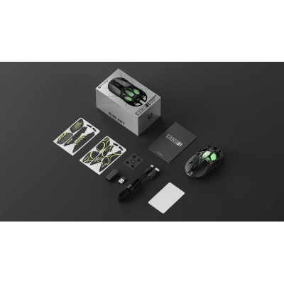 GravaStar Миша Mercury X, BT/WL/USB-A, RGB, чорний