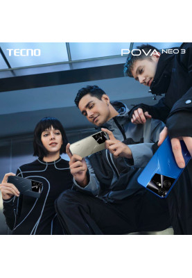 TECNO Смартфон POVA NEO 3 (LH6n) 6.82" 8/128GB, 2SIM, 7000mAh, Mecha Black