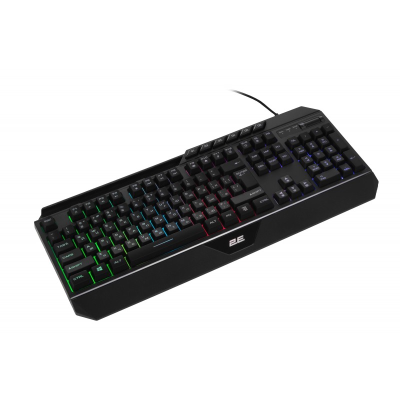2E Gaming Клавіатура KG315 RGB USB Black Ukr
