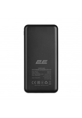 2E Портативний зарядний пристрій 20000mAh, Geometry, PD+QC 3.0 18W, black
