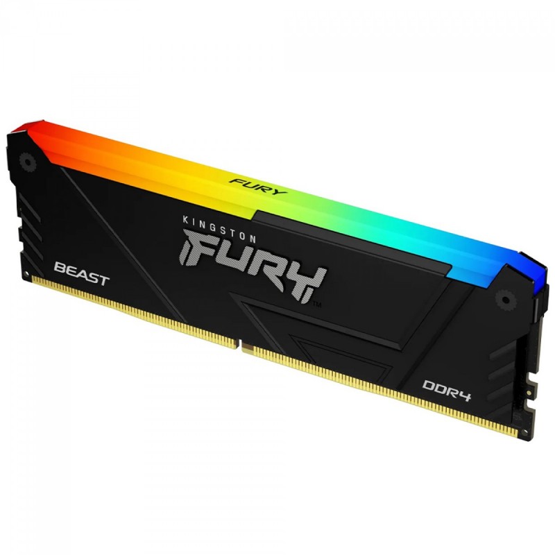 Kingston Пам'ять ПК DDR4 64GB KIT (32GBx2) 3200 FURY Beast RGB