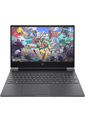 HP Ноутбук HP Victus 15-fb3014ua 15.6" FHD IPS AG, AMD R5-8645HS, 16GB, F512GB, NVD2050-4, DOS, сірий