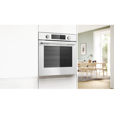 Bosch Духовий шафа Bosch електричний, 76л, A, дисплей, конвекція, телескопічні направляючі, білий