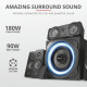 Trust Акустична система (Колонки) 5.1 GXT 658 Tytan Surround Speaker System Black