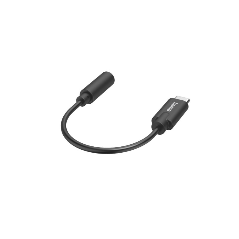 HAMA Адаптер USB-C / Stereo Jack 3.5мм Black