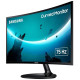 Samsung Монітор 23.8" S24C360E D-Sub, HDMI, VA, 75Hz, 4ms, CURVED