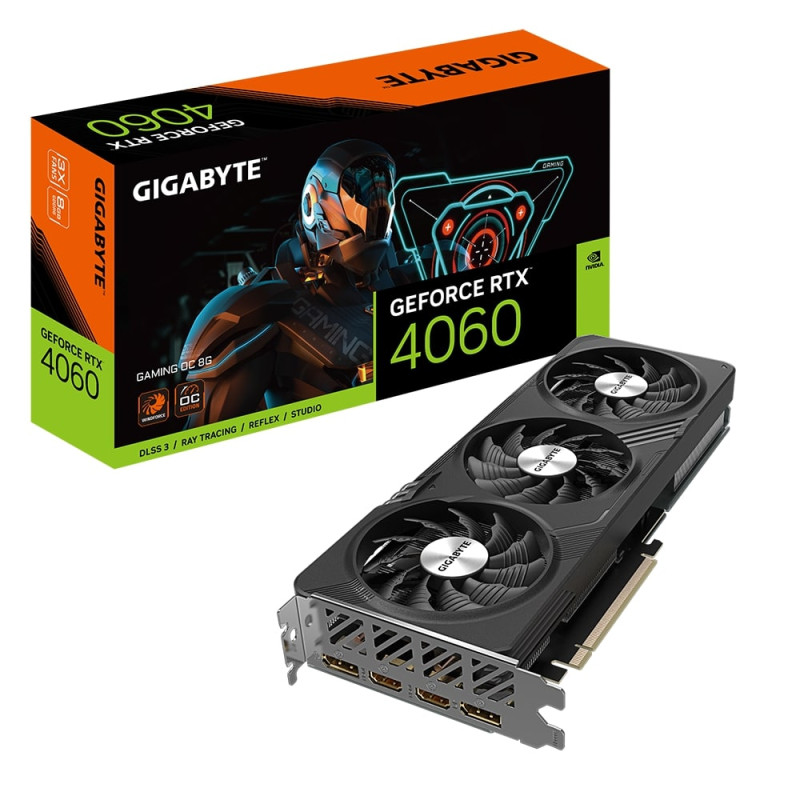 Gigabyte Відеокарта GeForce RTX 4060 8GB GDDR6 GAMING OC