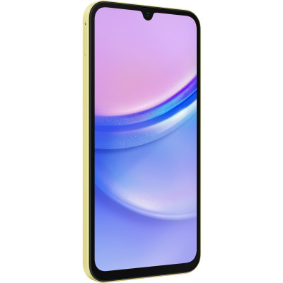 Samsung Смартфон Galaxy A15 (A155) 6.5" 8/256ГБ, 2SIM, 5000мА•год, жовтий