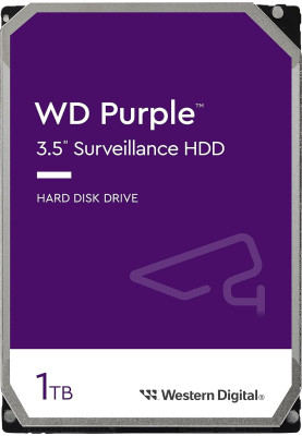 WD Жорсткий диск 1TB 3.5" 5400 64MB SATA Purple Surveillance