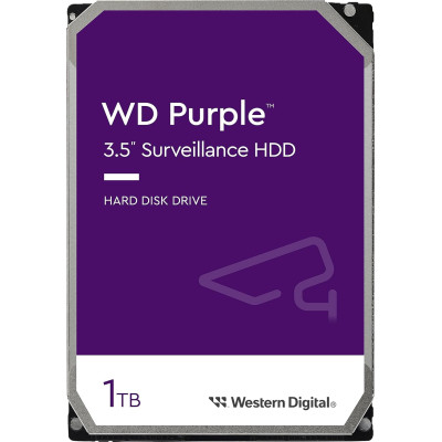 WD Жорсткий диск 1TB 3.5" 5400 64MB SATA Purple Surveillance