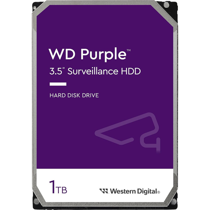 WD Жорсткий диск 1TB 3.5" 5400 64MB SATA Purple Surveillance