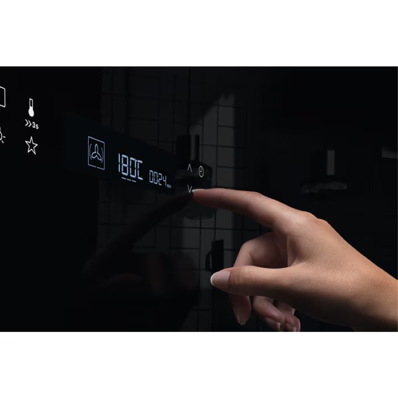Electrolux Духова шафа електрична, 72л, A+, дисплей, конвекція, шампань