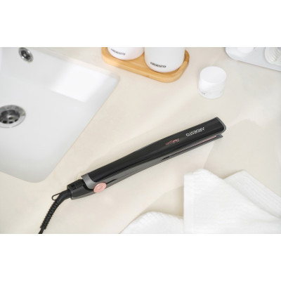 ARDESTO Випрямляч Ardesto Pink Touch, 32Вт, 110-200C, кераміка, сірий+рожевий ARDESTO Випрямляч Ardesto Pink Touch, 32Вт, 110-200C, кераміка, сірий+рожевий