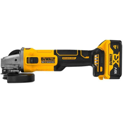 DeWALT Шліфмашина кутова акумуляторна DeWALT XR Li-lon 18В акб 1x4.0А·год 125мм 9000об/хв ЗП, кейс 1.61кг