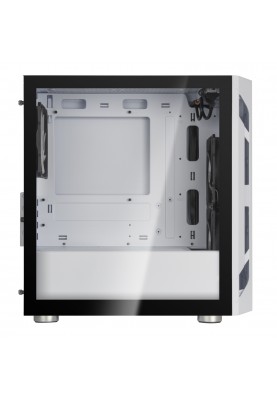 SilverStone Корпус FARA FAH1MW-PRO, без БЖ, 1xUSB3.0, 2xUSB2.0, 3x120mm ARGB fan, TG Side Panel, mATX, White