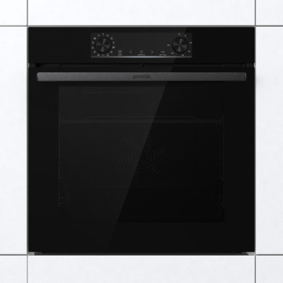 Gorenje Духова шафа Gorenje електрична, 77л, A+, дисплей, макс.темп.- 300, IconLed, чорний