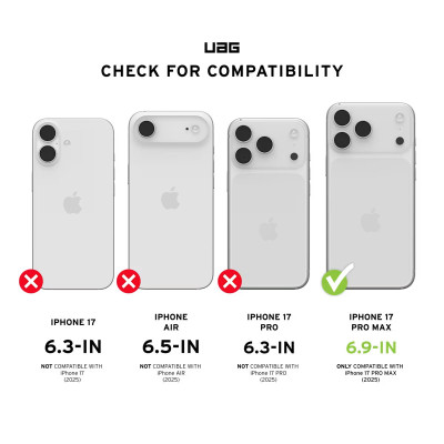 UAG Чохол UAG для iPhone 17 Pro Max, Pathfinder MagSafe, Orange