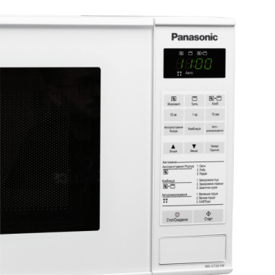 Panasonic Мікрохвильова піч Panasonic, 20л, 800Вт, гриль, дисплей, білий