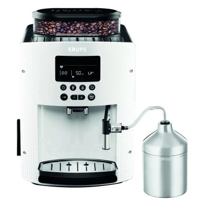 Krups Кавомашина Essential , 1,7л, зерно, автомат.капуч, білий