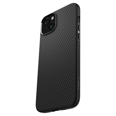 Spigen Чохол для Apple iPhone 15 Liquid Air, Matte Black