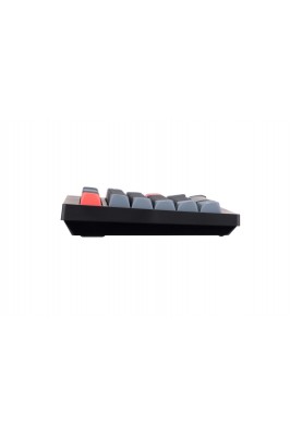 Keychron Клавиатура V1 84 Key QMK Gateron G PRO Red Hot-Swap RGB Carbon Black