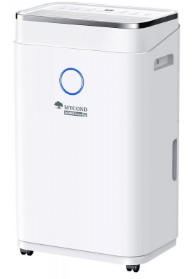 MYCOND Осушувач повітря Roomer Smart 25 побутовий, 25л.на добу, 180м3/год, 50м2, дисплей, ел. кер-ня, Wi-Fi, таймер, авто вимк., білий