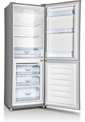 Gorenje Холодильник з нижн. мороз. камерою, 161х55х56см, 2 двері, 160(78)л, А+, механіч. упр. , Зона св-ті, сірий