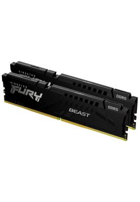 Kingston Пам'ять ПК DDR5 32GB KIT (16GBx2) 5600 FURY Beast EXPO