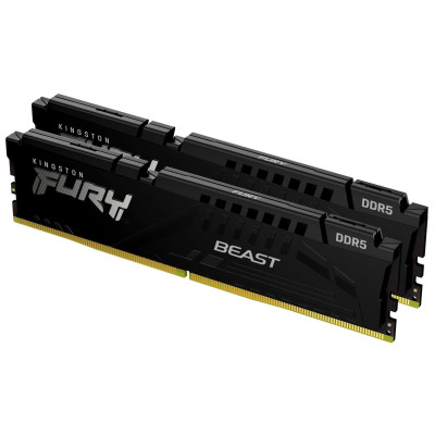 Kingston Пам'ять ПК DDR5 32GB KIT (16GBx2) 5600 FURY Beast EXPO