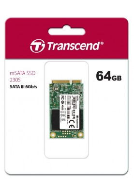 Transcend Накопичувач SSD mSATA 64GB SATA 230S