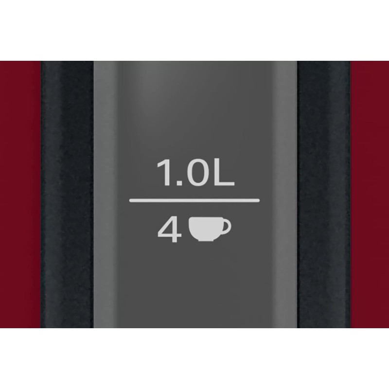 Bosch Електрочайник, 1.7л, метал, червоний