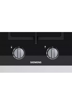 Siemens Варильна поверхня газова на склі, 30см, Доміно, чорний