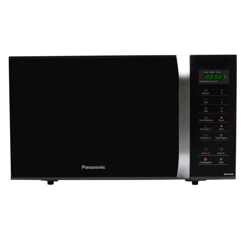 Panasonic Мікрохвильова піч Panasonic, 23л, 800Вт, гриль, дисплей, чорний
