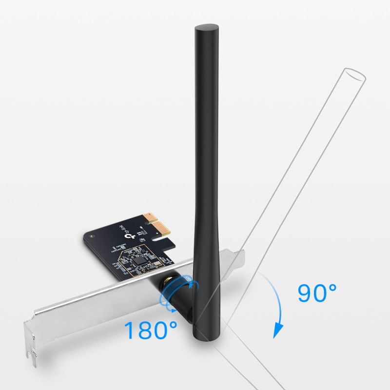 TP-Link Адаптер WiFi TP-LINK Archer T2E AC600, PCI-Express x1
