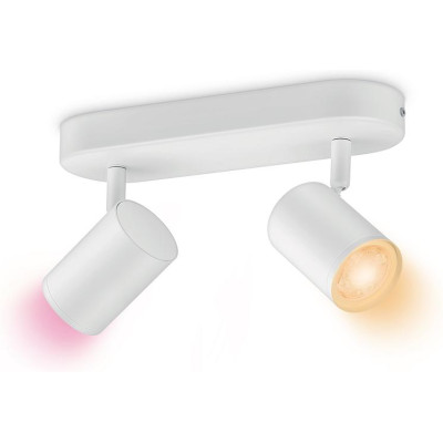 WiZ Світильник точковий накладний розумний IMAGEO Spots, 2х5W, 2200-6500K, RGB, Wi-Fi, білий