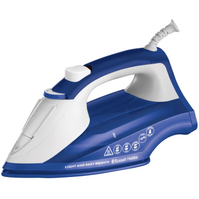 Russell Hobbs Утюг Light&Easy Brights Sapphire, 2600Вт, 240мл, паровий удар -115гр, постійна пара - 35гр, керам.