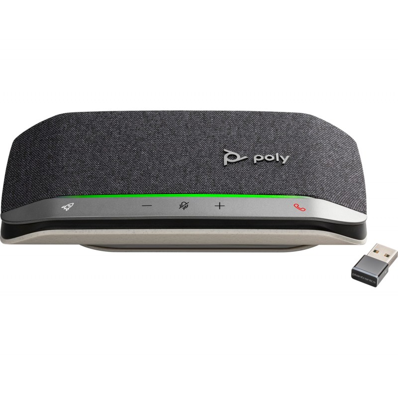 Poly Cпікерфон Sync 20+ з адаптером BT700, сертифікат Microsoft Teams, USB-A, Bluetooth, сірий