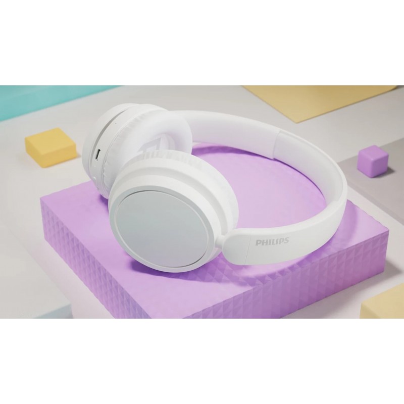 Philips Навушники Over-ear TAH5209 BT 5.3, SBC, Wireless, Mic, Білий