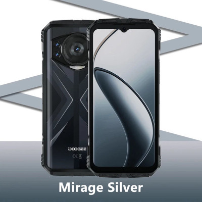 Doogee Смартфон S118 6.58" 8/512ГБ, 2SIM, 10800мА•рік, сріблястий